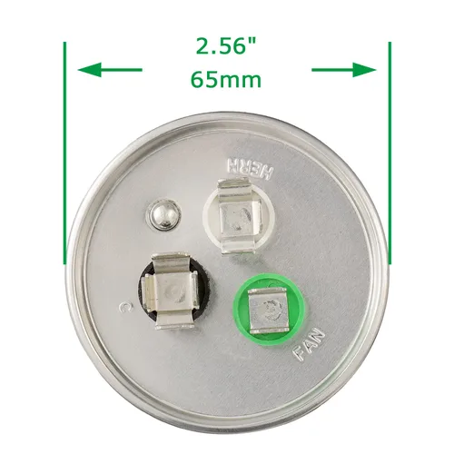 Miniatura 2 de 80/5 uF 80+5 MFD 370V o 440V CBB65 Capacitor Redondo de Arranque de Doble Funcionamiento 80 5 uF MFD 370 440 Voltios VAC para Condensador