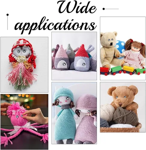Miniatura 5 de PH PandaHall Ojos grandes de seguridad, 40 juegos de ojos de ganchillo, ojos amigurumi, ojos de animales de peluche, ojos kawaii, ojos artesanales