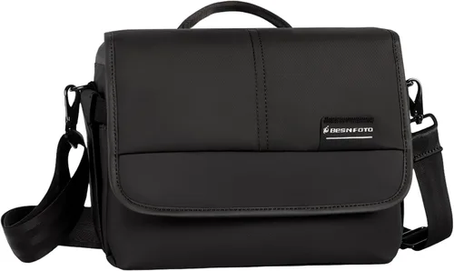 Miniatura 8 de Besnfoto Bolsa de cámara pequeña sin espejo, bolsa de hombro para cámara impermeable, bonita bolsa de mensajero compacta para mujeres y hombres