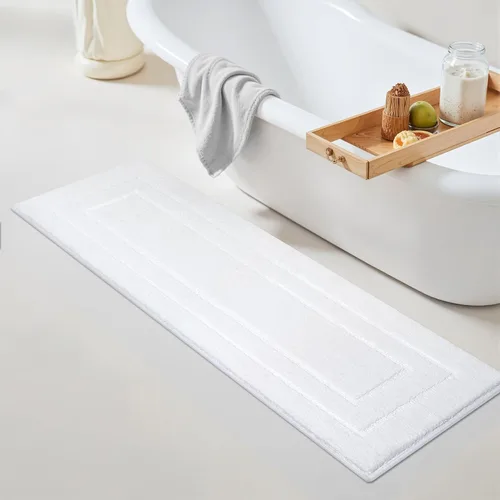 Miniatura 86 de GRANNY SAYS Alfombras de baño antideslizantes, lavables, extra suaves y absorbentes de agua para baño, alfombra de baño peluda de felpa, alfombra