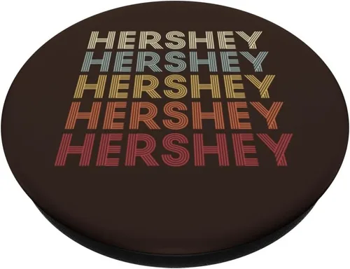 Miniatura 2 de Hershey Pennsylvania Hershey PA Retro PopSockets de texto vintage intercambiable PopGrip