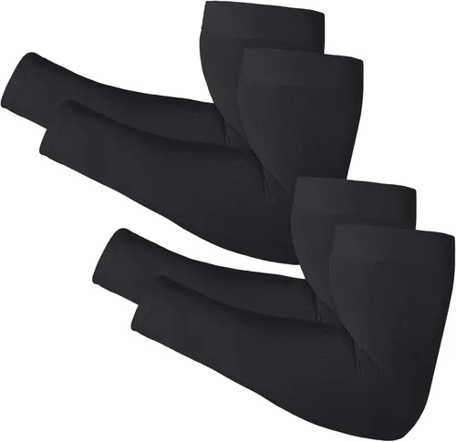 Miniatura 13 de Newbyinn Mangas de brazo para hombres y mujeres, talla L a XL, manga de protección solar UV para cubrir tatuajes, funda de compresión refrescante 2