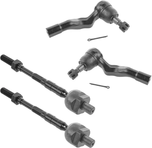 Miniatura 172 de TRQ Juego de barras de acoplamiento delanteras interiores y exteriores de 4 piezas compatible con Jeep Cherokee 1991-2001 y Comanche 91-92