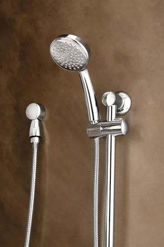 Miniatura 3 de Moen Eco-Performance - Cabezal de ducha de mano desmontable de níquel cepillado con barra deslizante de 24 pulgadas y manguera de 69 pulgadas