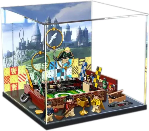 Miniatura 12 de Vitrina de acrílico para Lego Harry Potter Quidditch Trunk 76416 - Escaparate, protege y decora tu modelo con almacenamiento a prueba de polvo