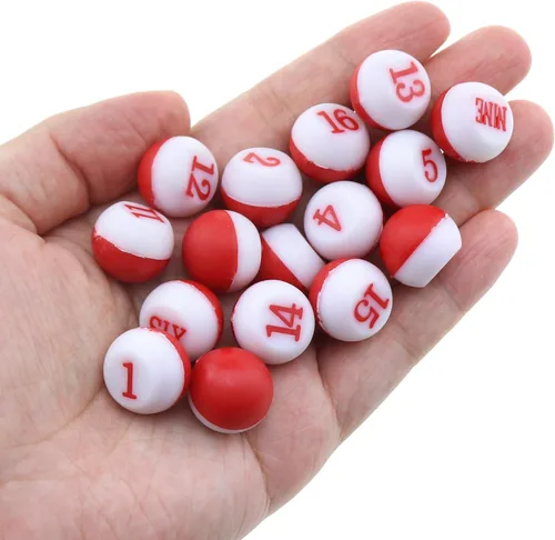 Miniatura 4 de Juego de 16 dados de plástico PP de 2/3 pulgadas de diámetro, para billar, accesorios de mesa de billar, adecuados para piscinas tradicionales