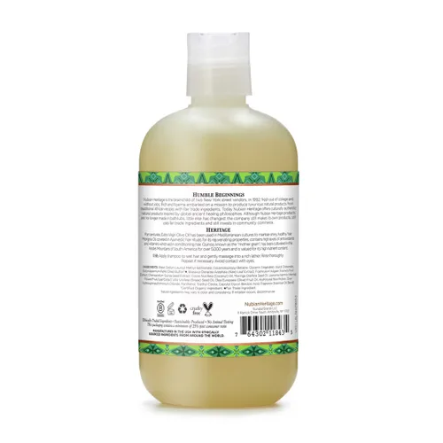 Miniatura 2 de Nubian Heritage Champú para cabello seco Aceite de Oliva Hidratar y Revivir 12 oz