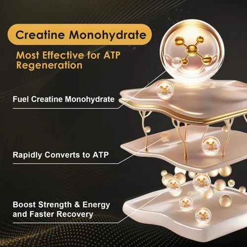 Miniatura 3 de Monohidrato de creatina micronizada para mujeres y hombres, polvo de creatina para hombres y mujeres para mejorar el rendimiento y la fuerza, apoyar