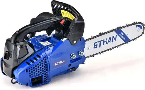 Miniatura 4 de 25.4cc Motosierra de mango superior 2 ciclos, motosierra de gas de 12 pulgadas, motosierra de gasolina portátil de mano inalámbrica para corte
