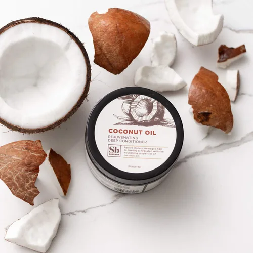 Miniatura 6 de Soapbox Coconut & Shea - Acondicionador profundo rejuvenecedor, tratamiento hidratante para cabello seco y dañado, deja el cabello suave, liso e