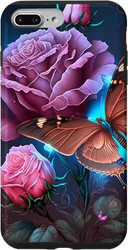 Miniatura 12 de Family Butterfly Rose Flower Firefly PC Case for iPhone 17