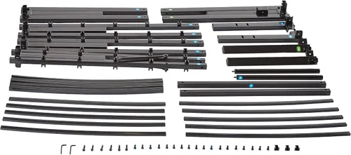 Miniatura 5 de Amazon Basics Base de cama antideslizante resistente con listones de acero, fácil montaje, 18 pulgadas de alto, (tamaño Queen), color negro