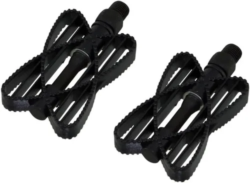 Fenix Pedales de bicicleta F12 para niños, color negro, varios tamaños de eje (9/16")