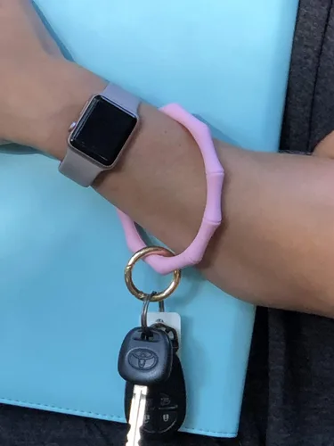 Miniatura 9 de Hadley Mae Designs - Pulsera llavero con aro portallavero