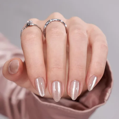 Miniatura 52 de BTArtbox Uñas Postizas Blancas Cortas a Presión - Uñas Postizas de Gel Suave en Forma de Almendra, Uñas Blancas con Pegamento para Uñas, Uñas