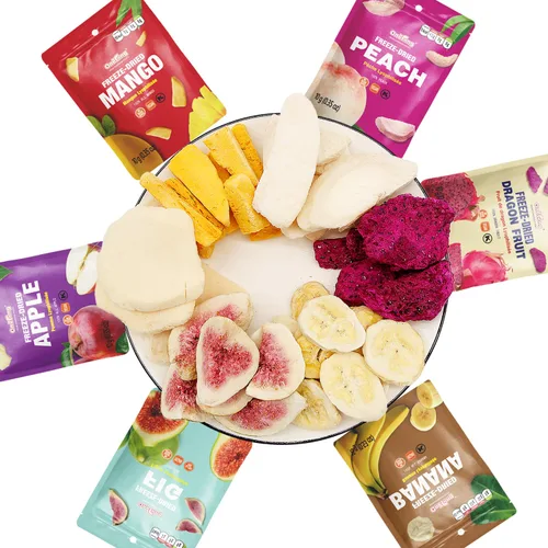 Miniatura 5 de ONETANG Fruta mixta liofilizada, paquete de 12 unidades, sin OMG, Kosher, sin azúcar añadida, sin gluten, vegano, regalos de vacaciones, aperitivo