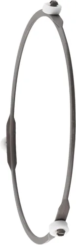 Miniatura 8 de Base de soporte giratorio para horno microondas con soporte giratorio de 3 ruedas, compatible con soporte de anillo de 7 pulgadas de diámetro