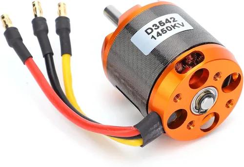 Bnineteenteam Motor de avión RC, D3542 Motor sin escobillas 1450KV / 1250KV / 1000KV Motor RC sin escobillas de bajo ruido para aviones RC de ala