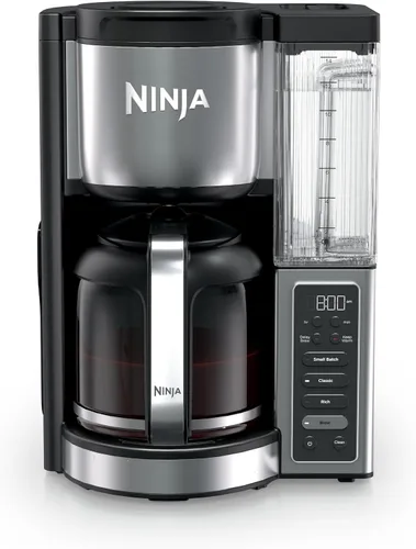 Ninja Fresh Brew™ Cafetera de goteo | Jarra de vidrio programable de 14 tazas, preparación clásica y rica, depósito de agua removible de 70 oz |
