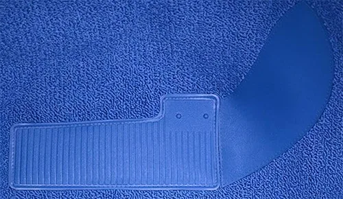 Miniatura 3 de ACC Alfombra de marca compatible con Chevrolet Corvette, Coupe 1966, kit completo (580-azul medianoche 80/20 Loop)