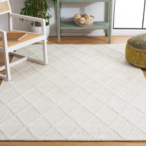 Miniatura 8 de SAFAVIEH Colección Natura - Alfombra decorativa de 2 x 3 pies, gris, hecha a mano de lana y viscosa, ideal para áreas de alto tráfico en entrada