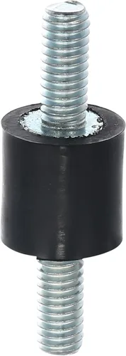 Miniatura 5 de X AUTOHAUX 4 unids M4 coche anti vibración goma aislador amortiguador 0.394x0.394 in caucho bobina montaje amortiguador montajes para compresores