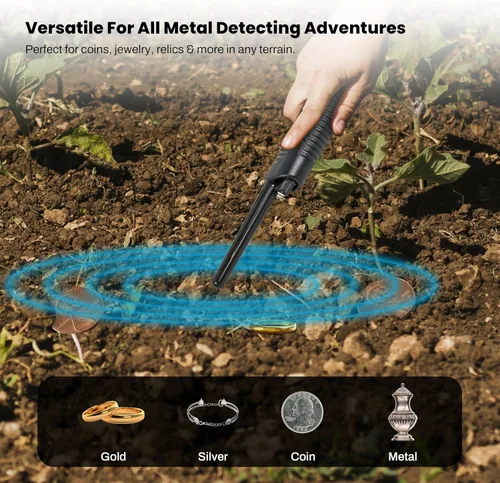 Miniatura 5 de Bounty Hunter Pinpointer para la detección de metales con señal de audio y vibración – Herramienta de precisión manual para una ubicación precisa
