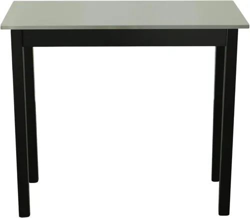 Miniatura 4 de Carolina Chair & Table Cambell - Mesa de barra superior de acero inoxidable con altura de mostrador, base rectangular contemporánea de acero