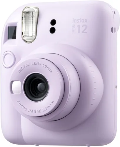 Miniatura 2 de Fujifilm Instax Mini 12 - Cámara de película instantánea lila púrpura, película instantánea Fuji Instax Mini 40 hojas, paquete de regalo para cámara