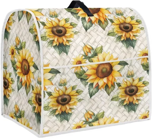 Miniatura 33 de Funda para batidora de pie de libélula bohemia compatible con mezclador de cocina de 4.5 a 5 cuartos de galón, a prueba de polvo, cubierta