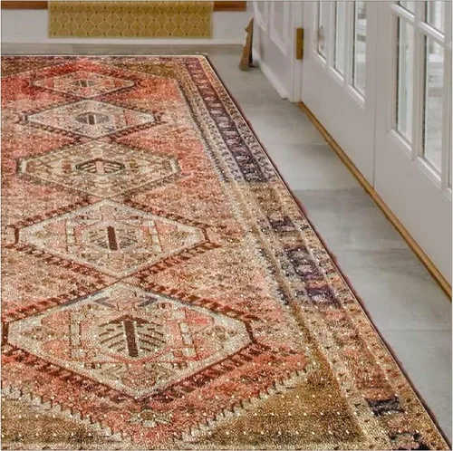 Miniatura 2 de Alfombra transparente, fabricada en Estados Unidos, seguro, 18 x 48 pulgadas, vinilo con tacos de 0.079 in de grosor, tapete con picos para debajo