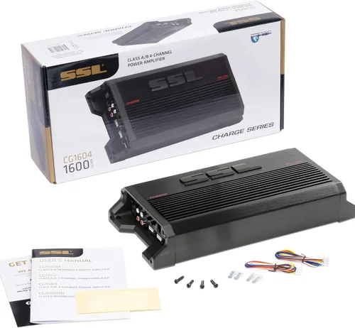 Miniatura 6 de Sound Storm Laboratories CG1604 Amplificador de coche de 4 canales - 1600 vatios, rango completo, clase A/B, 2/4 ohmios estable, fuente