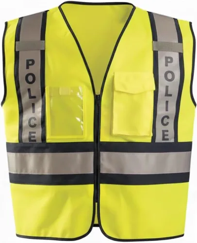 Miniatura 3 de OccuNomix Premium Solid Public Safety Vest - High Visibility, Adjustable Fit