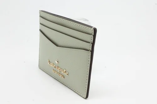 Miniatura 5 de Kate Spade New York Tarjetero delgado pequeño Staci, Salvia, Tarjetero