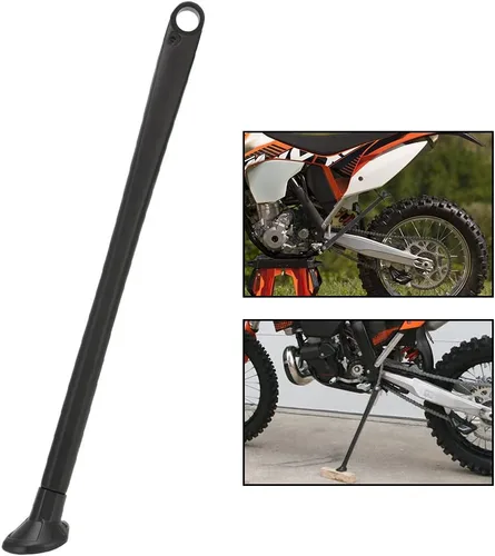 Miniatura 5 de JFG RACING Dirt Bike Kickstand lateral soporte forja aluminio con resortes para XC XCW XCF EXC EXCF 150 200 250 300 350 400 450 500 505 530 Negro