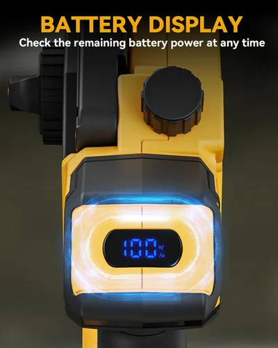 Miniatura 7 de Mini motosierra inalámbrica para batería Dewalt de 20 V máximo, 8 pulgadas y 6 pulgadas, motosierra 2 en 1 con motor sin escobillas y engrasador