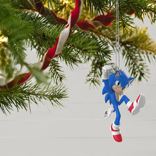 Miniatura 6 de Hallmark Keepsake Adorno de Navidad 2022, película de Sonic The Hedgehog 2, plástico