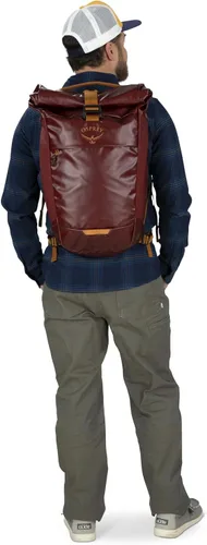 Miniatura 15 de Osprey Mochila para portátil Transporter con tapa enrollable, color azul Venturi Venturi Azul