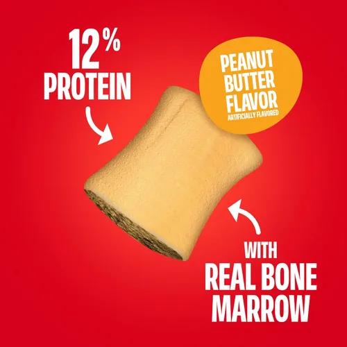 Miniatura 41 de Milk-Bone MaroSnacks Golosinas para perros pequeños con sabor a tocino con médula ósea, 40 onzas (paquete de 2) (el diseño del empaque puede variar)