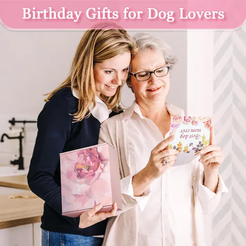 Miniatura 6 de Regalos de mamá para mujeres, regalos amantes de los perros para amantes de los perros, cesta de regalo con temática de perros, regalos