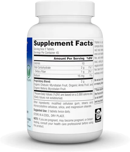 Miniatura 3 de Planetary Herbals Triphala 1000mg - 90 Tabletas