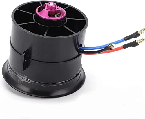 Miniatura 2 de Powerfun EDF 2.756 in 12 cuchillas ventilador conducido con motor RC sin escobillas 2300KV equilibrio probado para EDF 6S RC Jet Avión