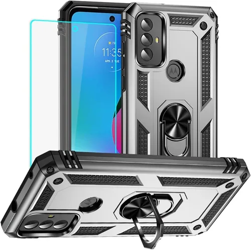 Miniatura 13 de Yiakeng Funda para Moto G Play 2023, Funda para Teléfono Moto G Play 2023 con protector de pantalla HD, fundas protectoras de grado militar con Moto