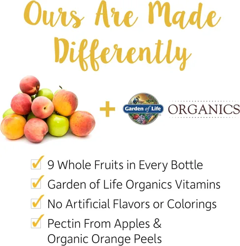 Miniatura 3 de Garden of Life Organics Mujeres 40+ Gomitas de Vitaminas - Baya - Certificadas Orgánicas, sin OGM, Veganas, Kosher Multi Completas - Metil B12, C