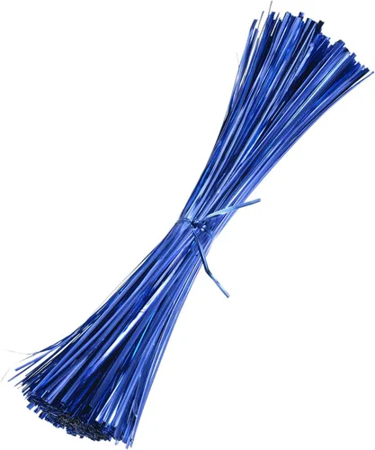 M METERXITY Paquete de 750 corbatas de metal de 12 pulgadas para Navidad, decoración de fiestas, plantas de jardín, envoltura de regalos, pan,