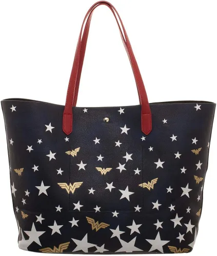Miniatura 4 de Wonder Woman - Bolsa de gran tamaño color rojo blanco y azul