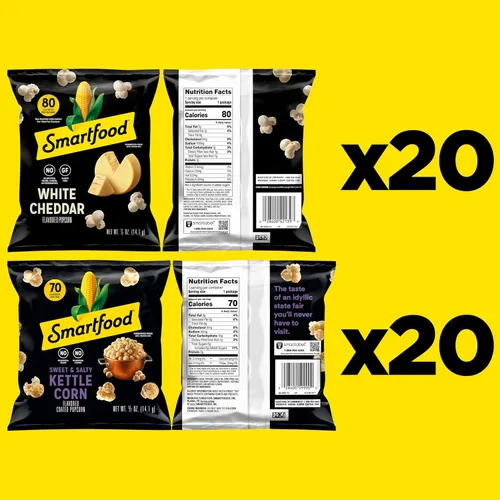 Miniatura 2 de Smartfood Palomitas de maíz, paquete variado, 0.5 onzas (paquete de 40)