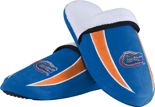Miniatura 8 de FOCO mens NCAA College Team Logo Sherpa Moccasin Slippers