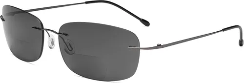 Miniatura 7 de Eyekepper Lentes de sol bifocales sin montura para mujeres y hombres, lectores bifocales ligeros para leer bajo el sol