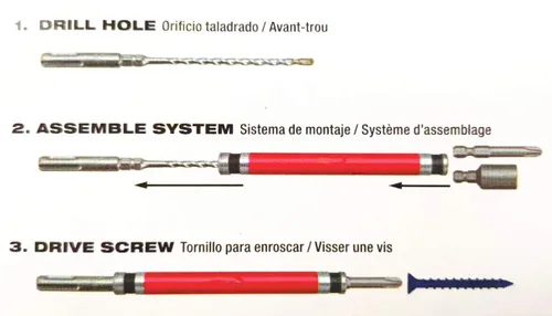 Miniatura 7 de Brocas de martillo giratorio hexagonal SDS Plus de 5/32 pulgadas x 7 pulgadas con 1/4 pulgadas para tornillo de hormigón, broca giratoria 5/32